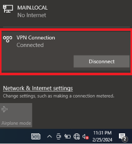 VPN Connected